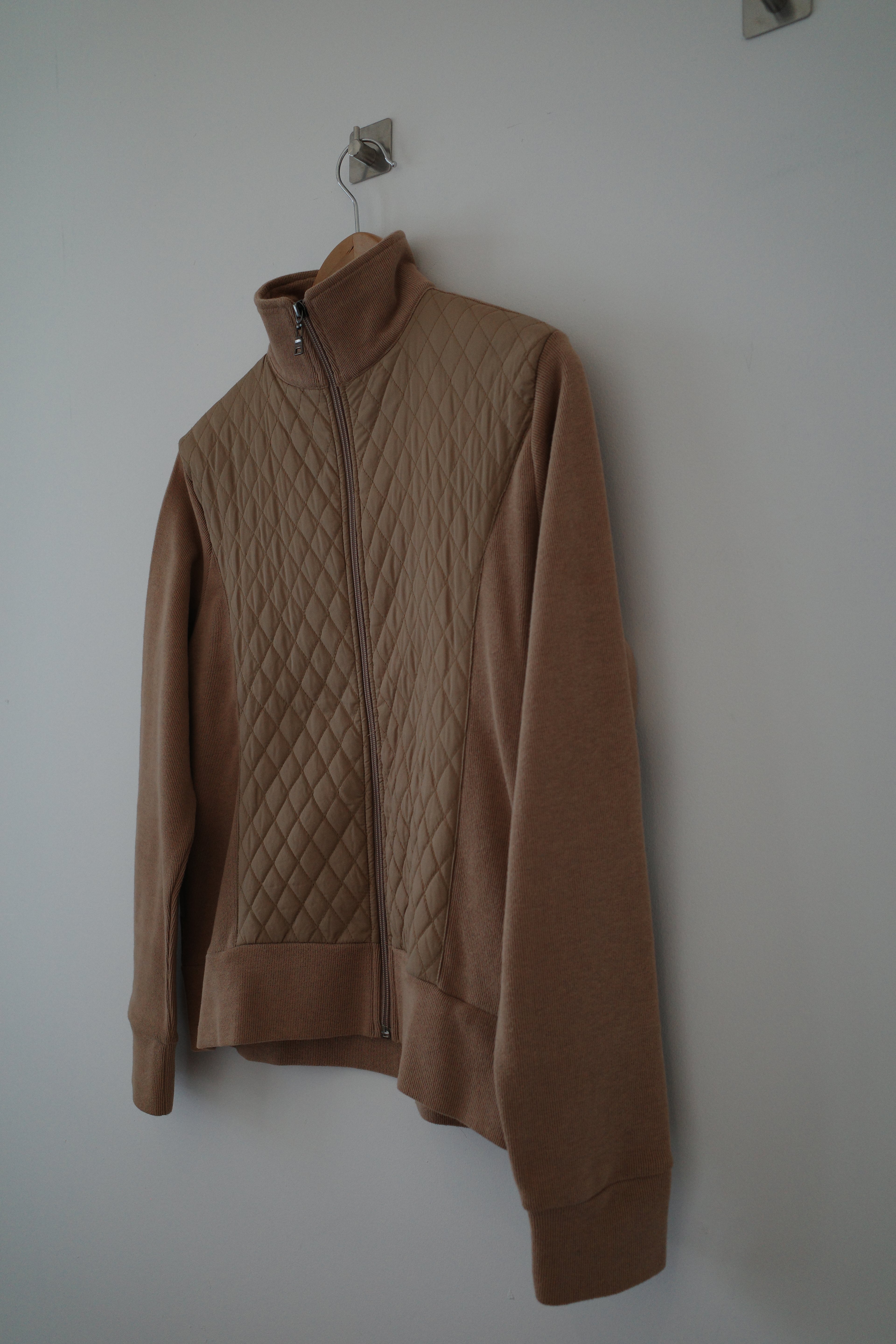 2000S Beige Quilting Jacket