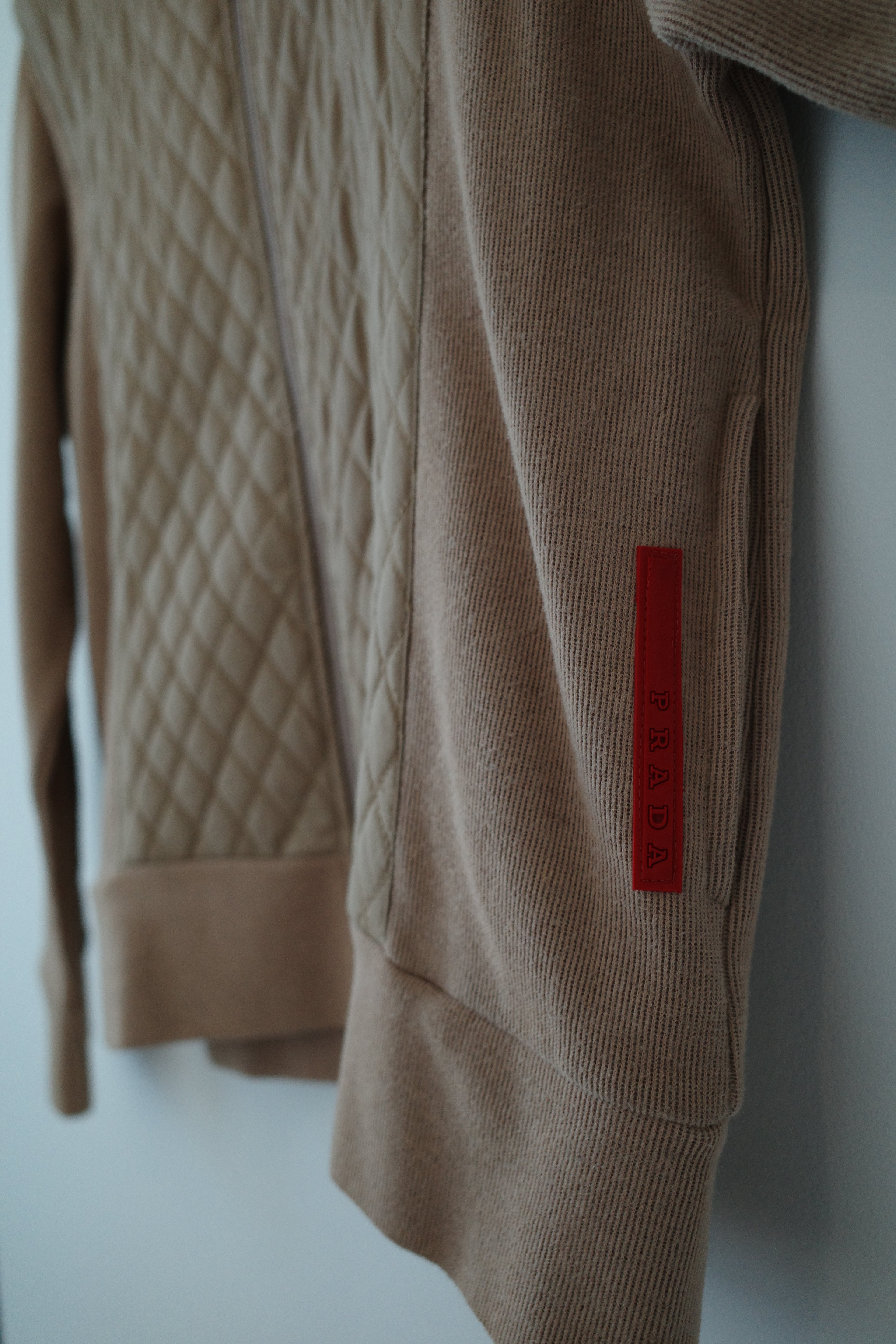 2000S Beige Quilting Jacket