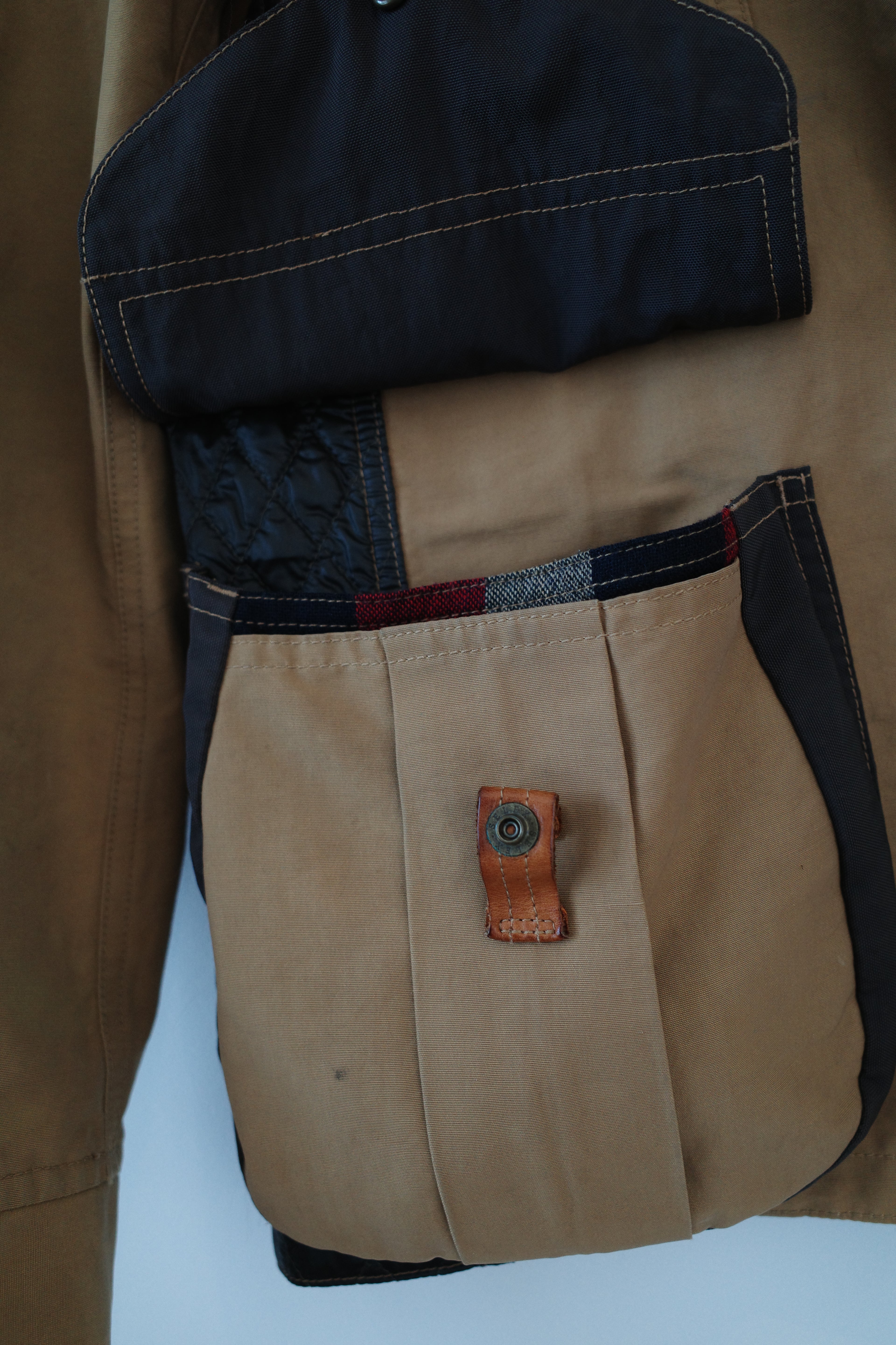 60/40 Cross-Weave Jacket with Panel Detail