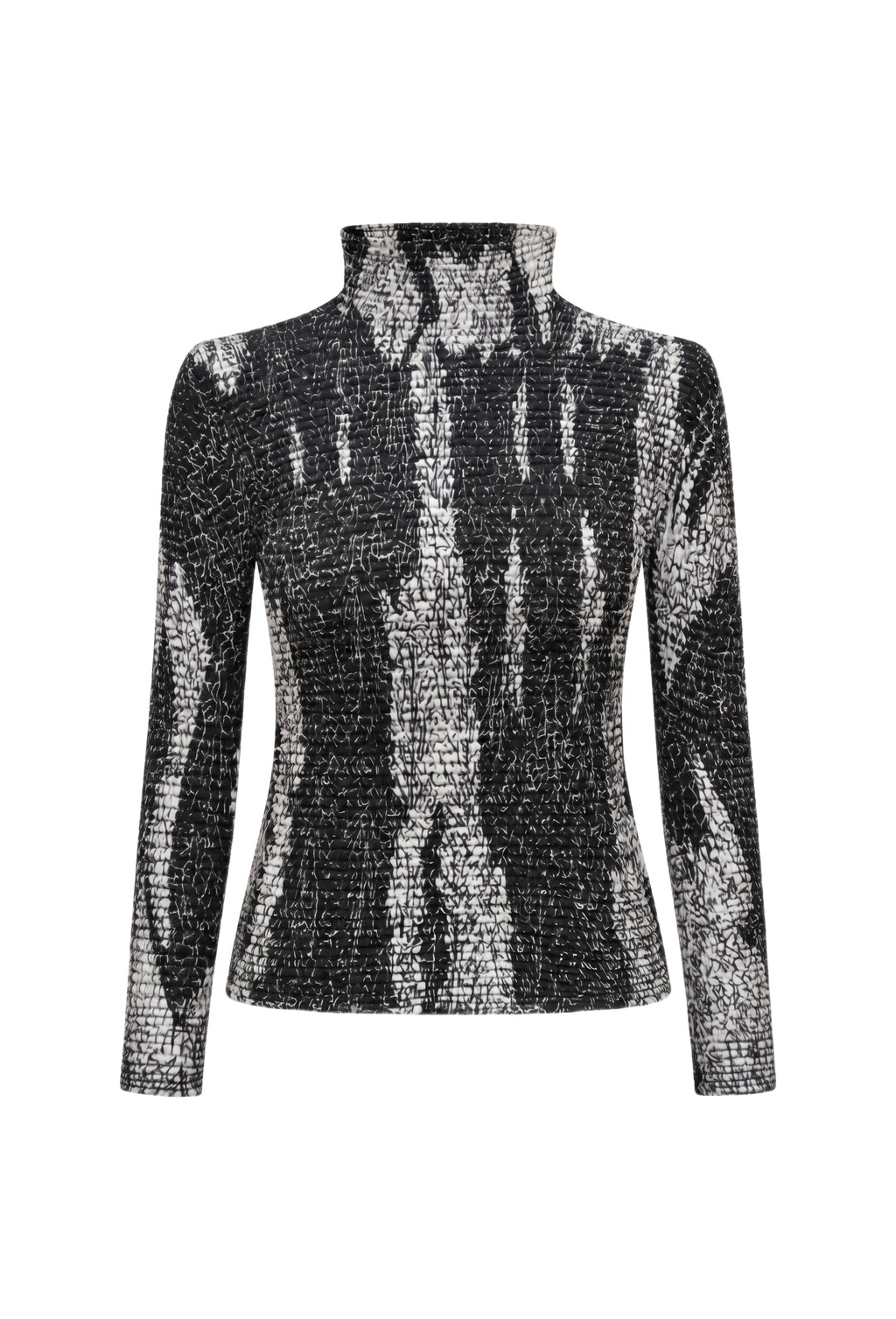 Abstract Pattern Long-Sleeved