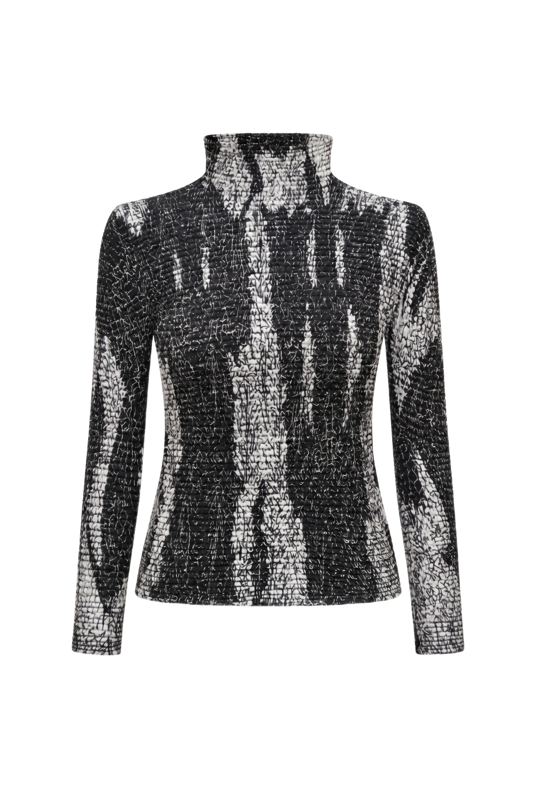 Abstract Pattern Long-Sleeved