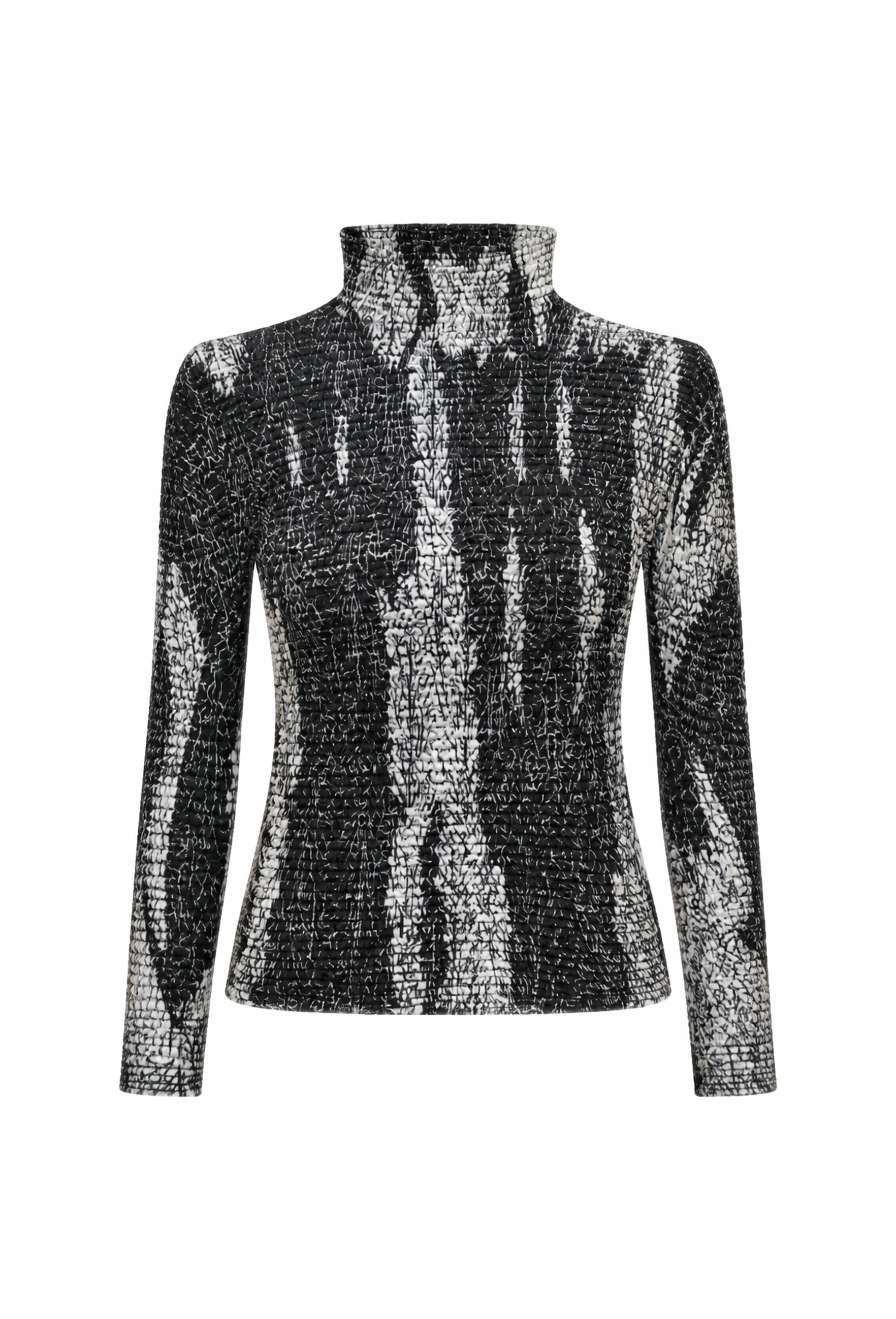 Abstract Pattern Long-Sleeved