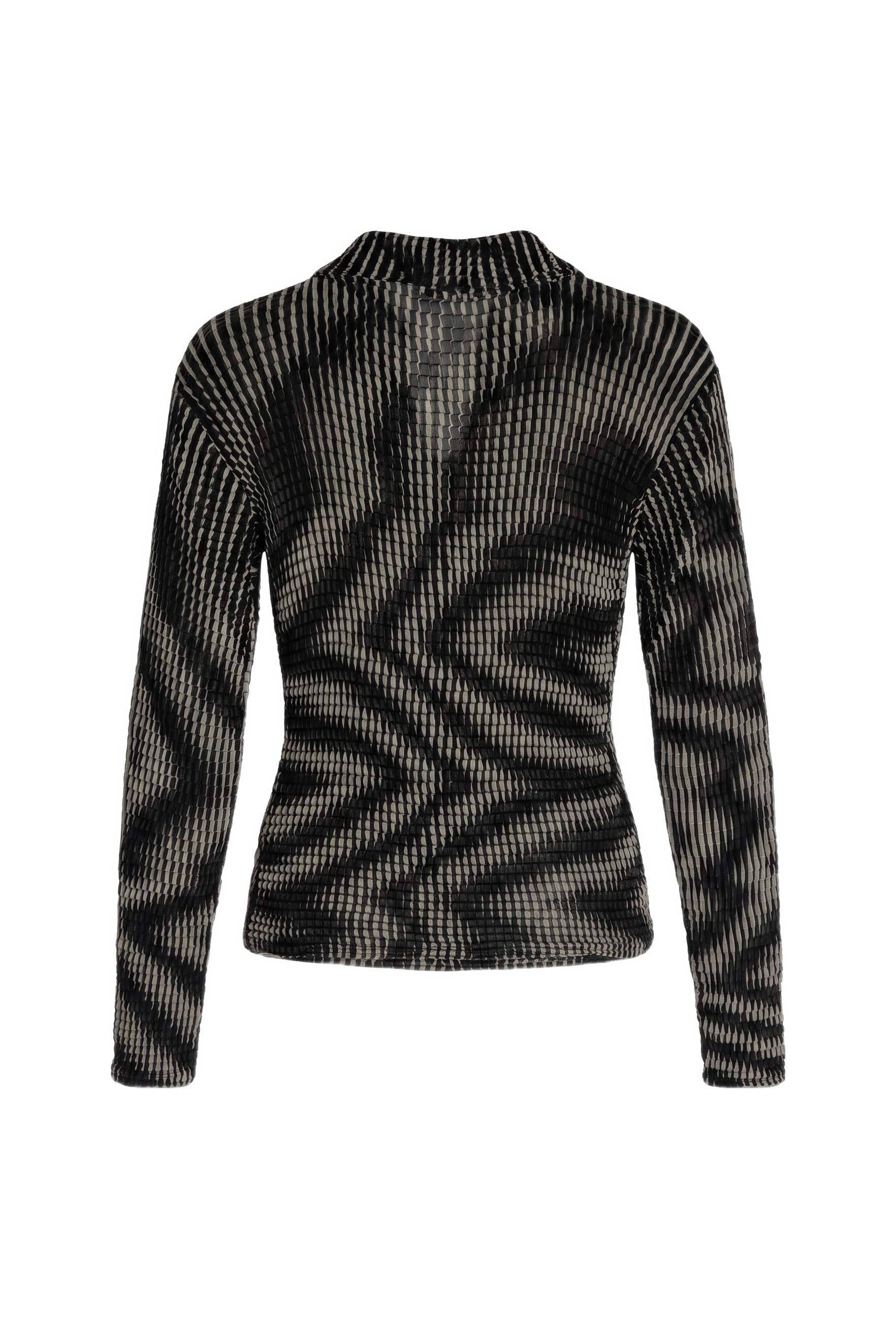 All-over Print Pleated Top