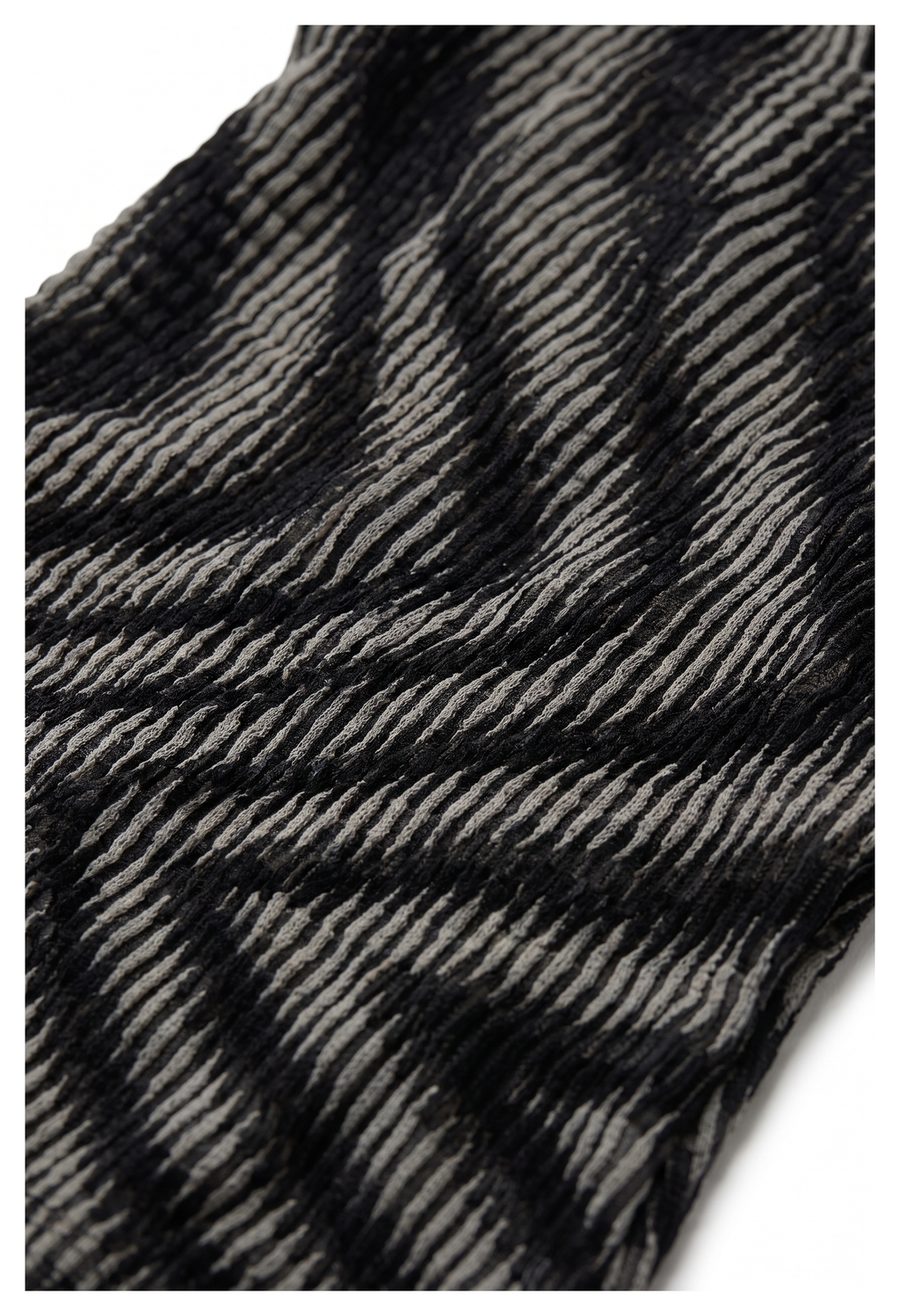 All-over Print Pleated Top