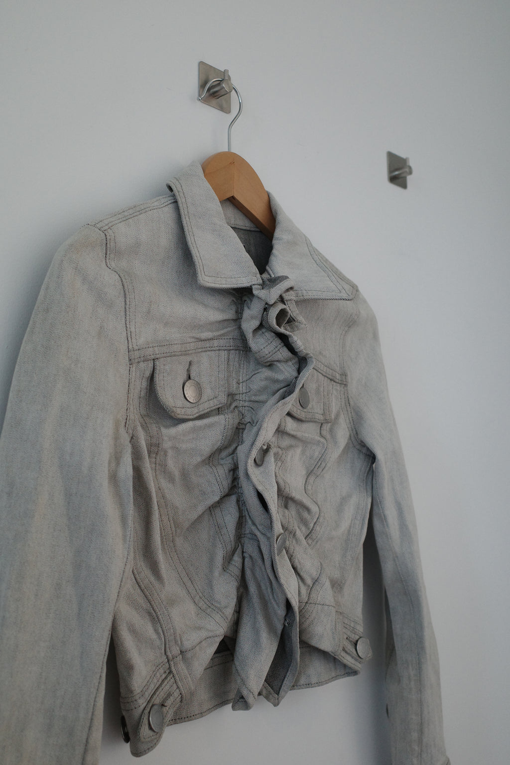 Asymmetrical Denim Jacket