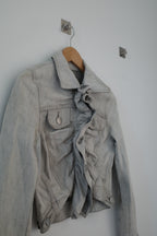 Asymmetrical Denim Jacket