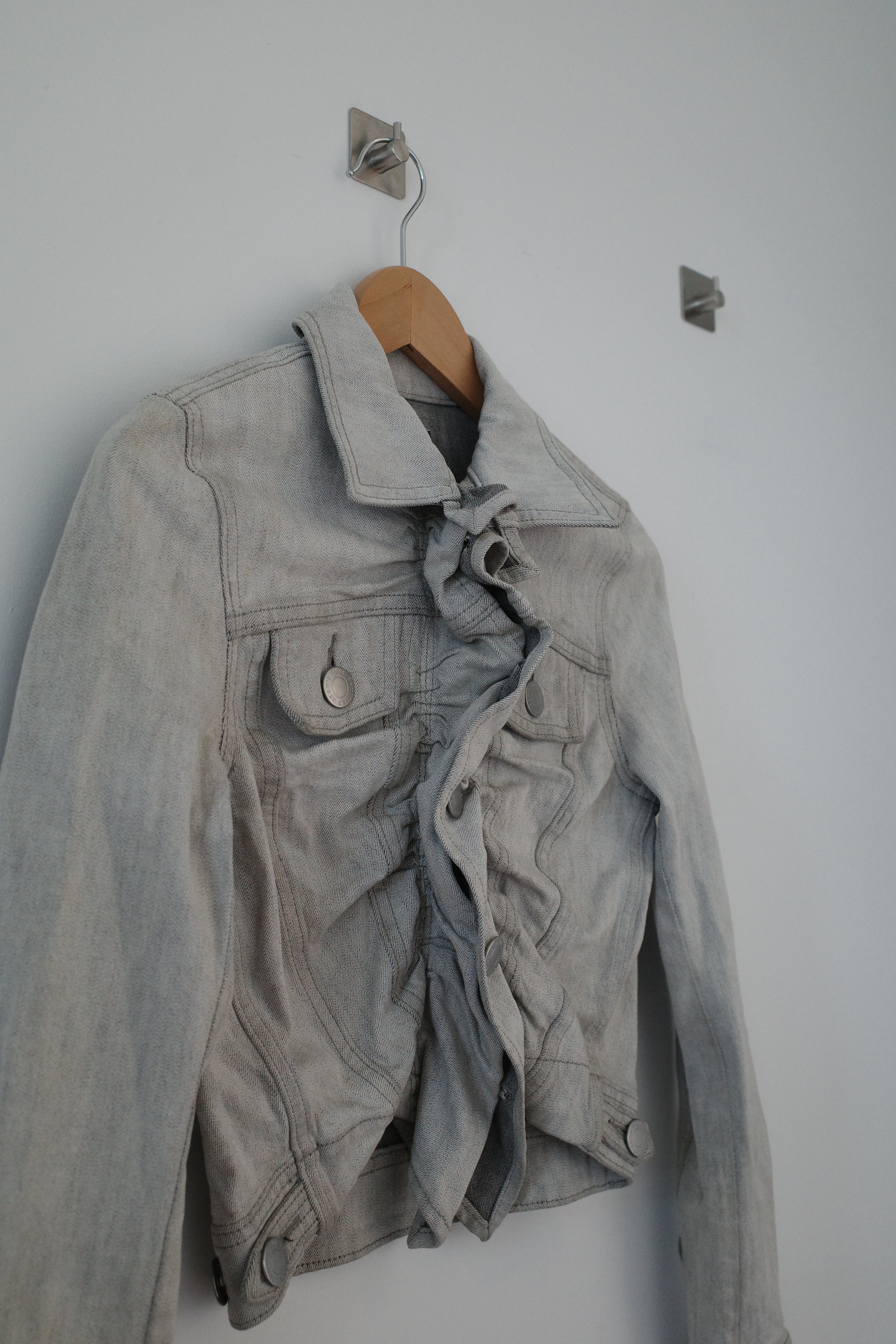 Asymmetrical Denim Jacket