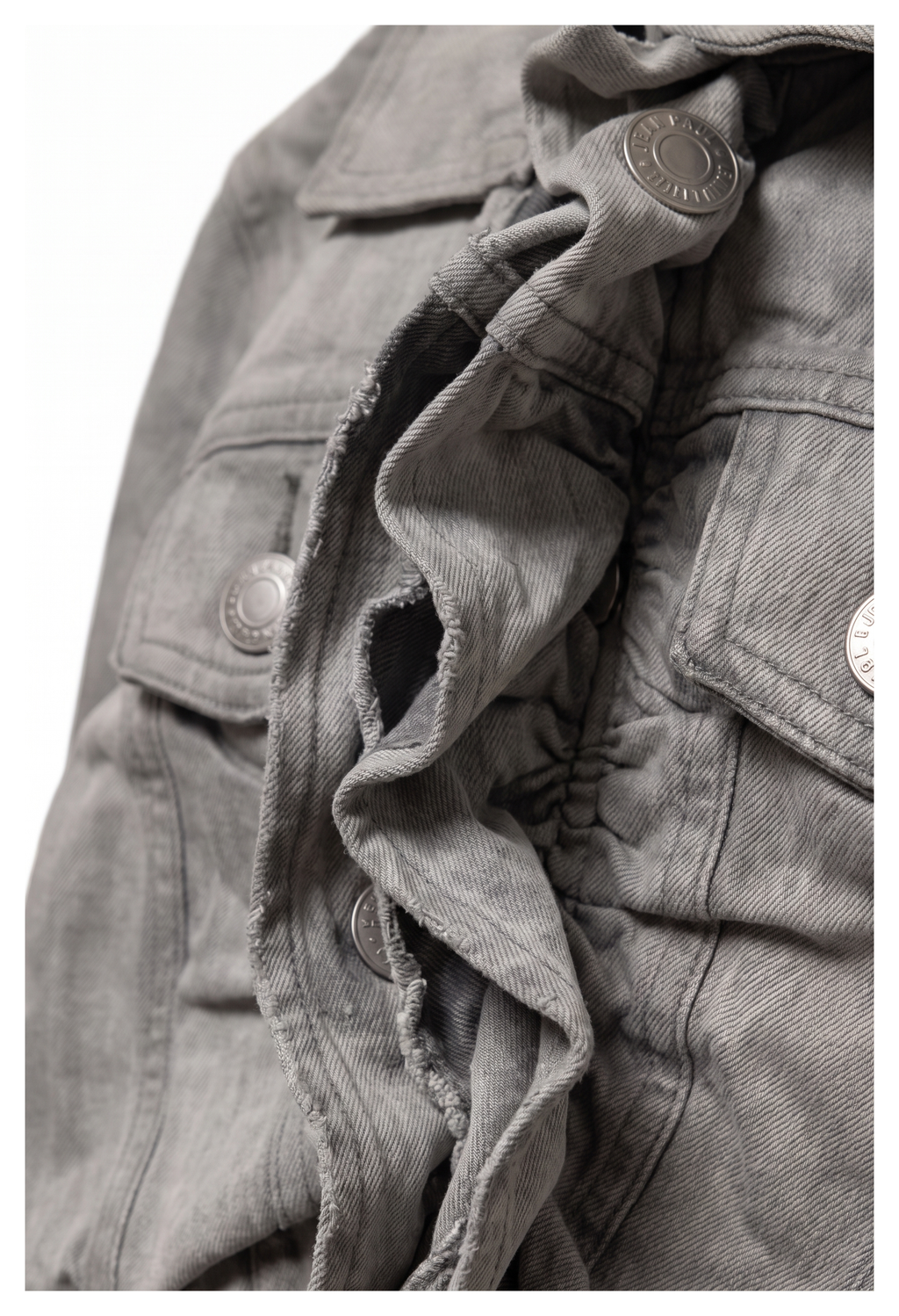 Asymmetrical Denim Jacket