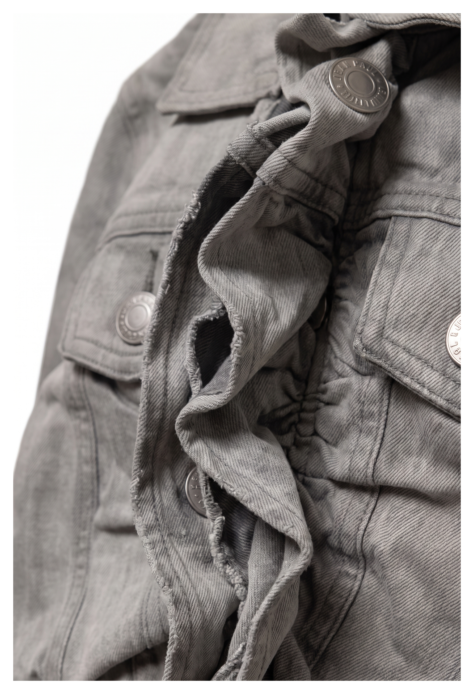 Asymmetrical Denim Jacket
