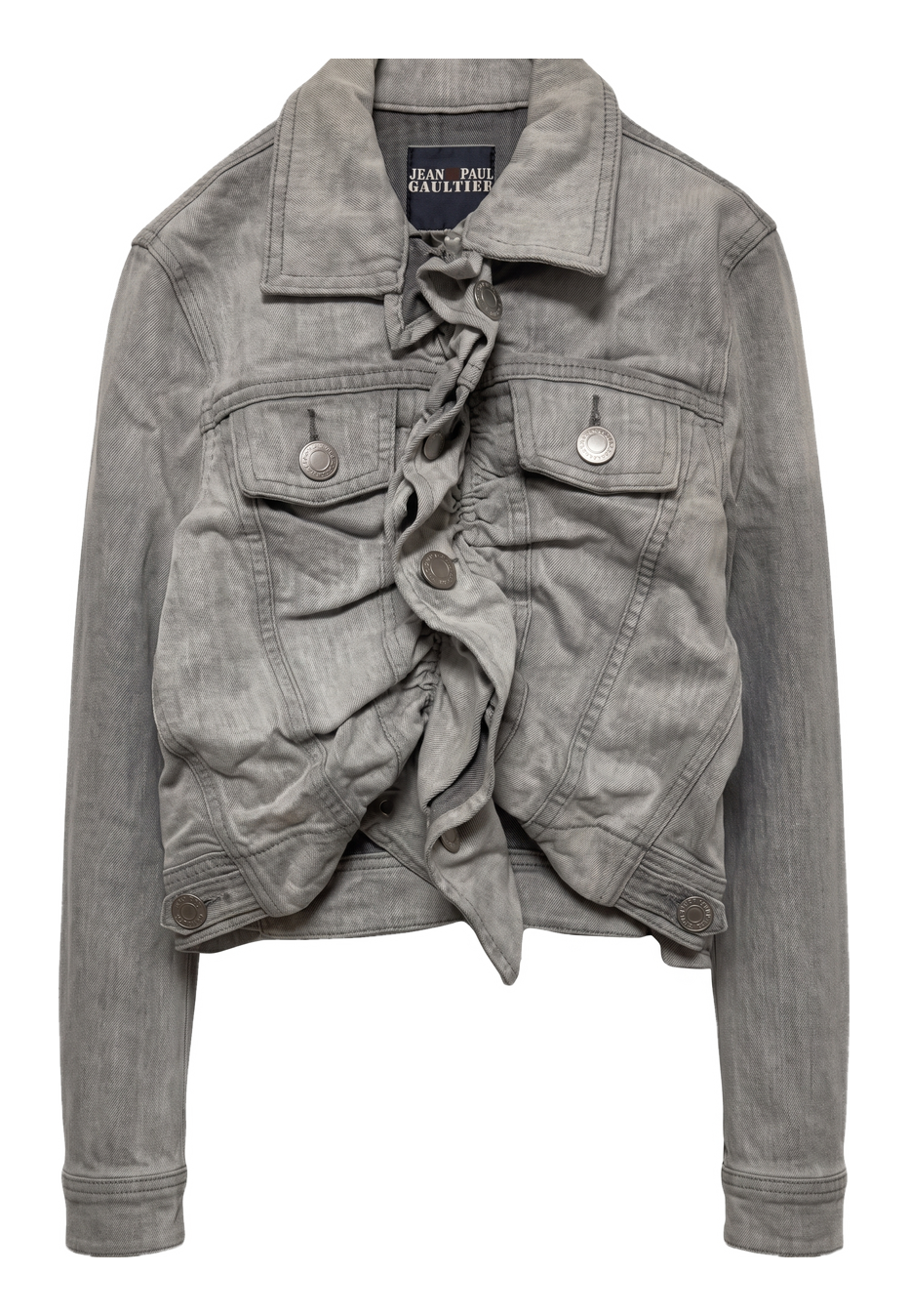 Asymmetrical Denim Jacket