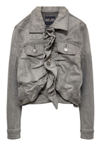 Asymmetrical Denim Jacket