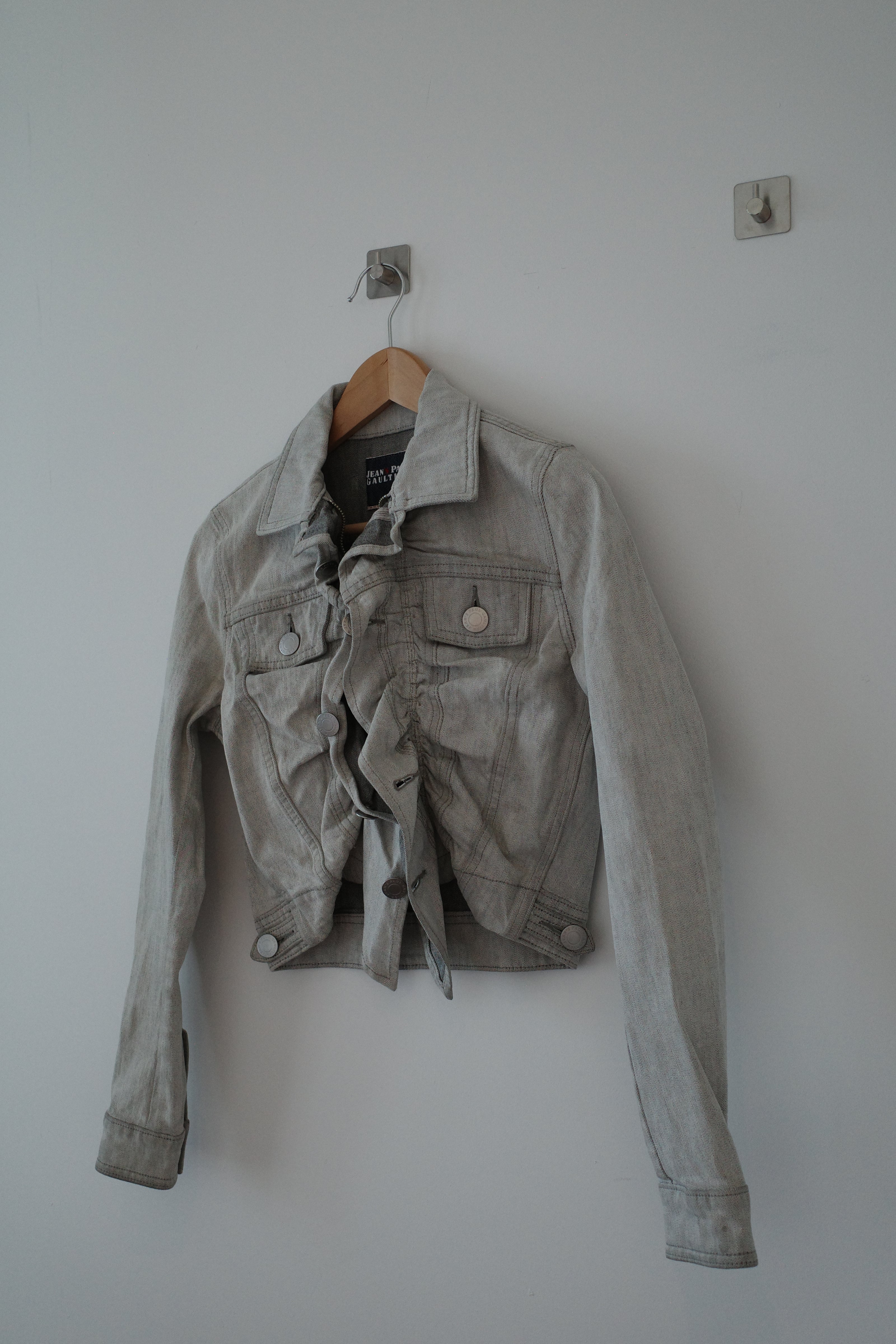 Asymmetrical Denim Jacket
