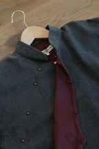 Chinese-style Mao-collar Blouse