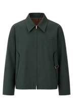 Deep Neck Zip Jacket