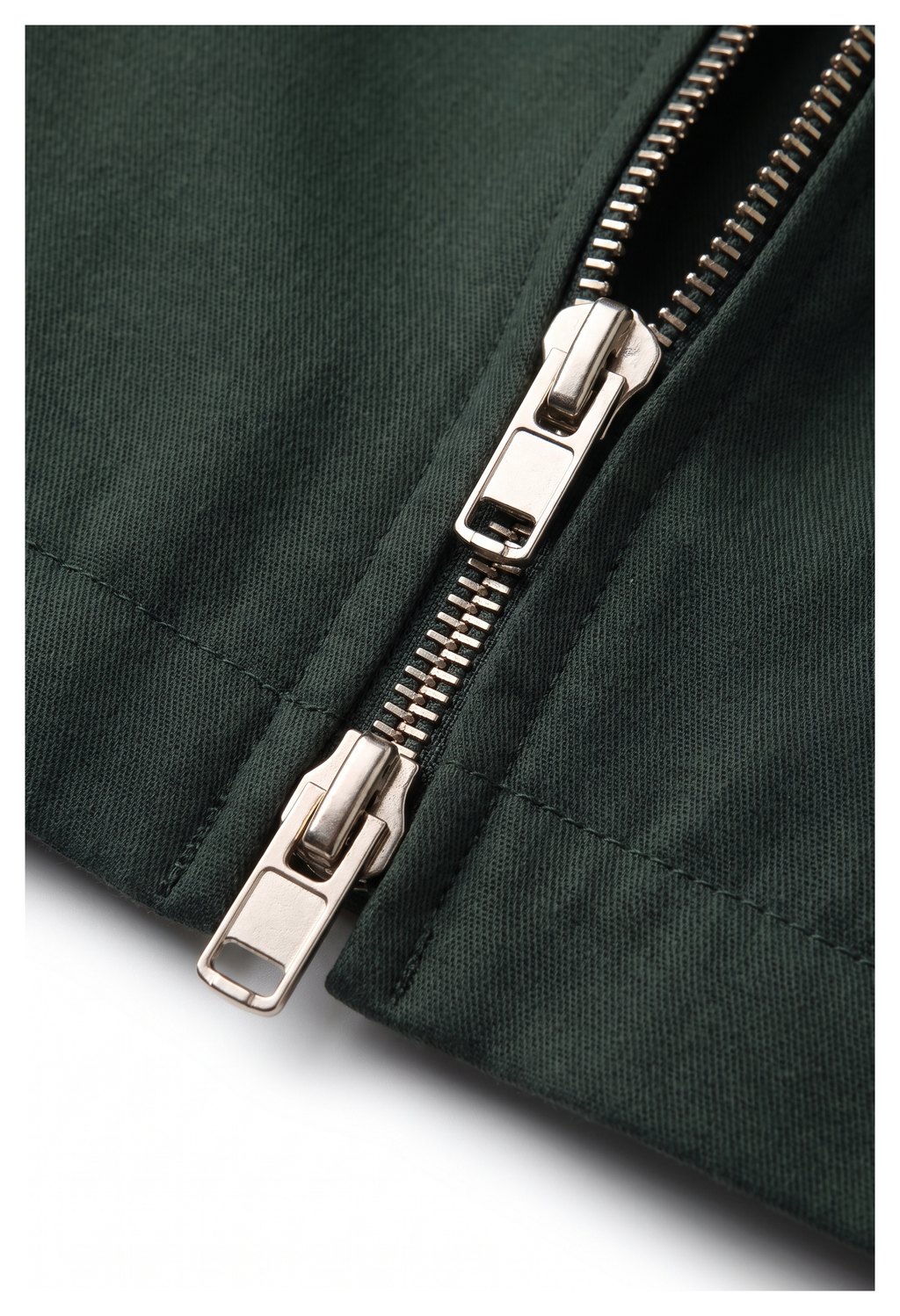 Deep Neck Zip Jacket