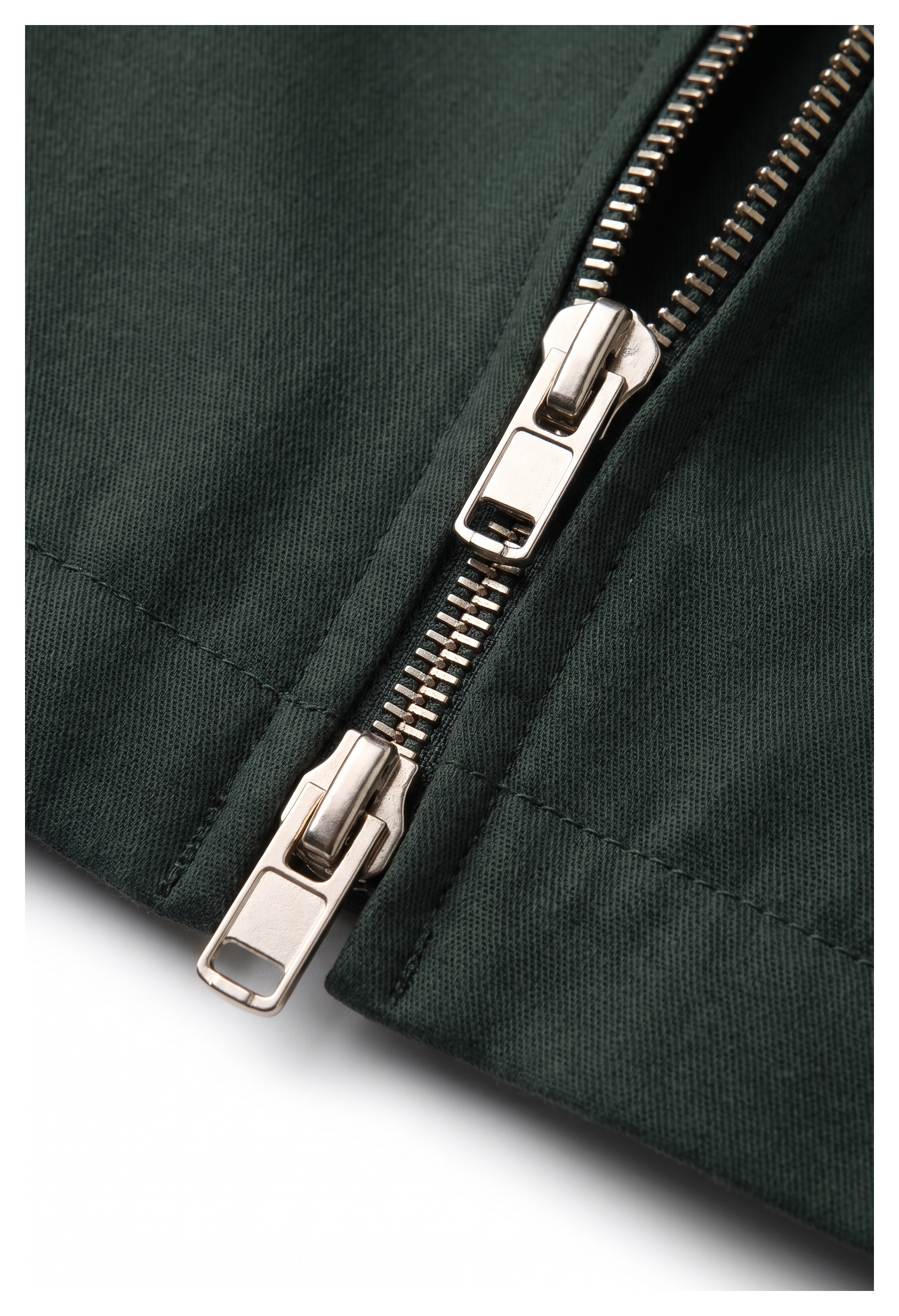 Deep Neck Zip Jacket
