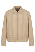 Double Face Check Blouson Jacket