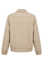 Double Face Check Blouson Jacket