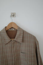 Double Face Check Blouson Jacket