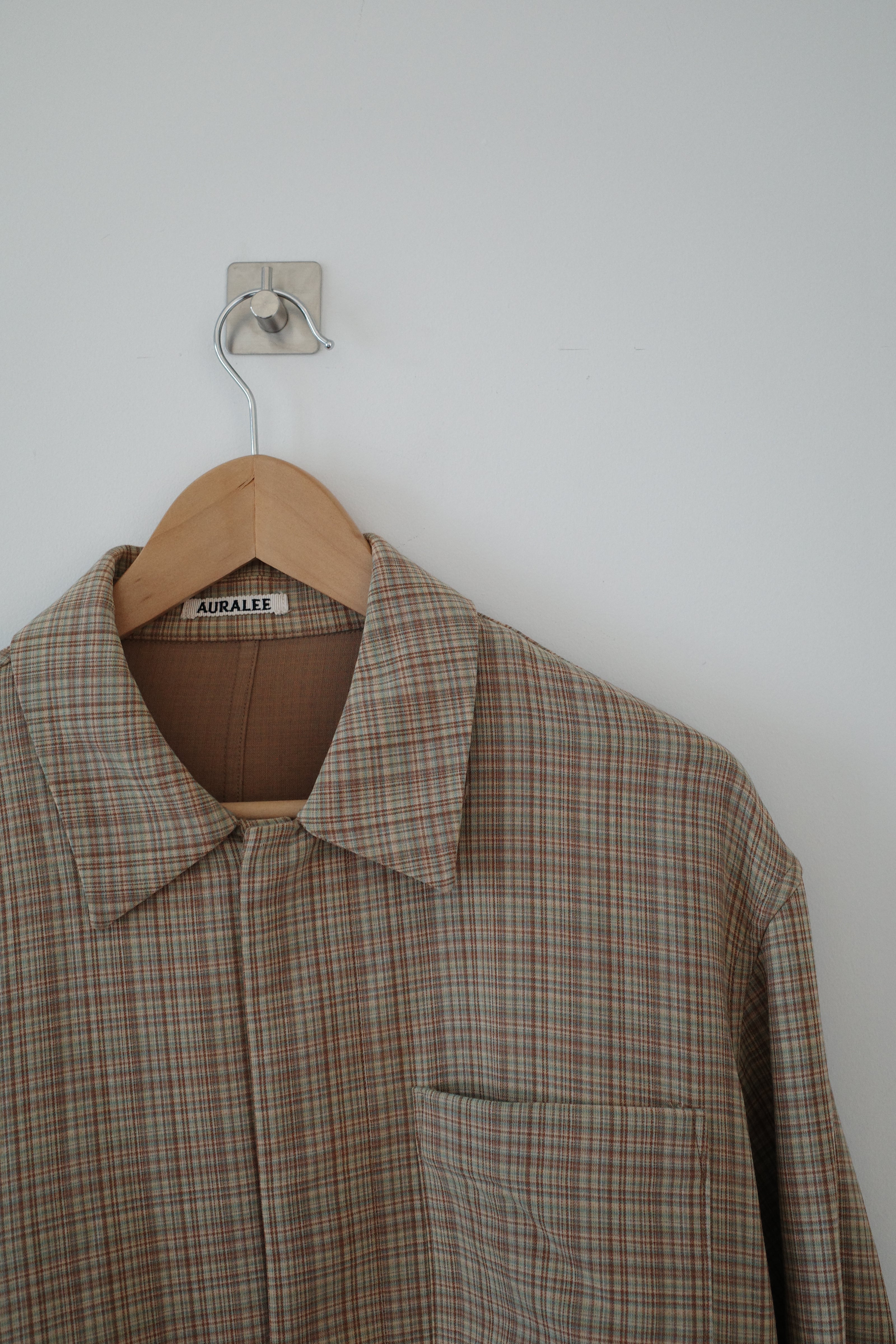 Double Face Check Blouson Jacket