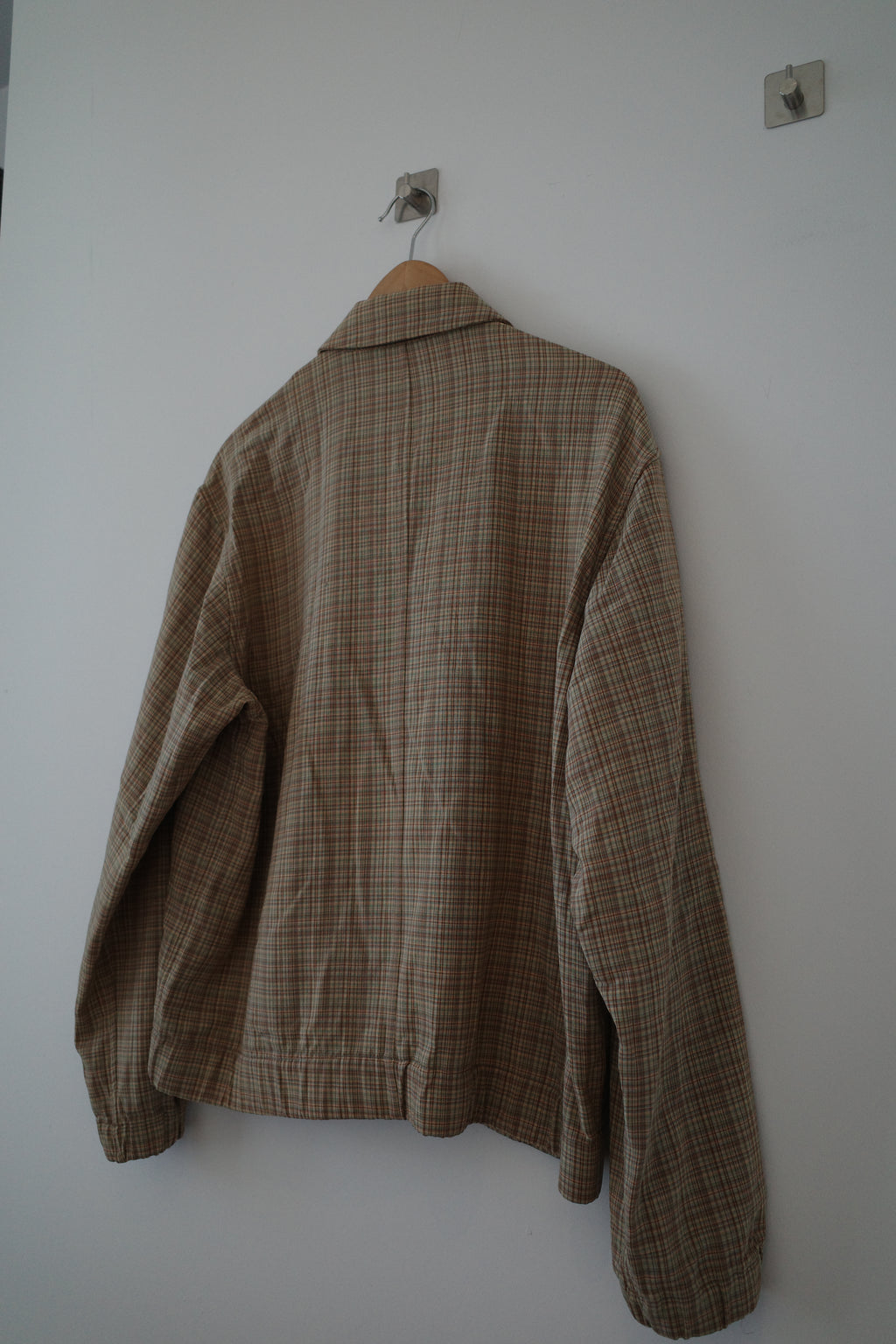 Double Face Check Blouson Jacket