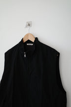 High-count Wool Poplin Vest