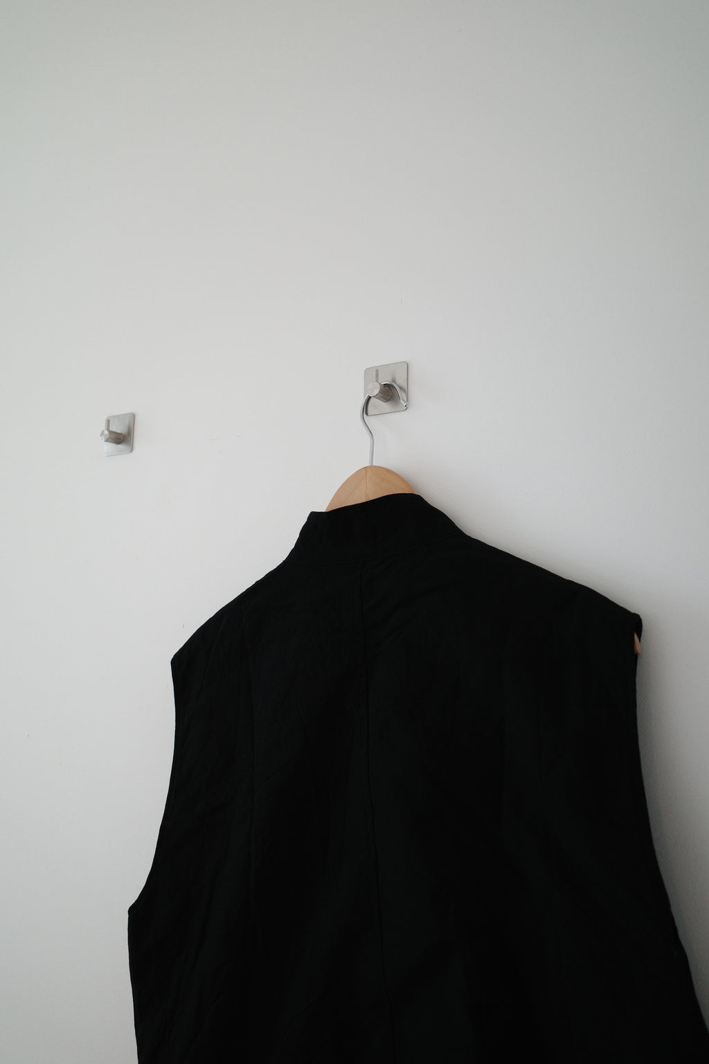 High-count Wool Poplin Vest