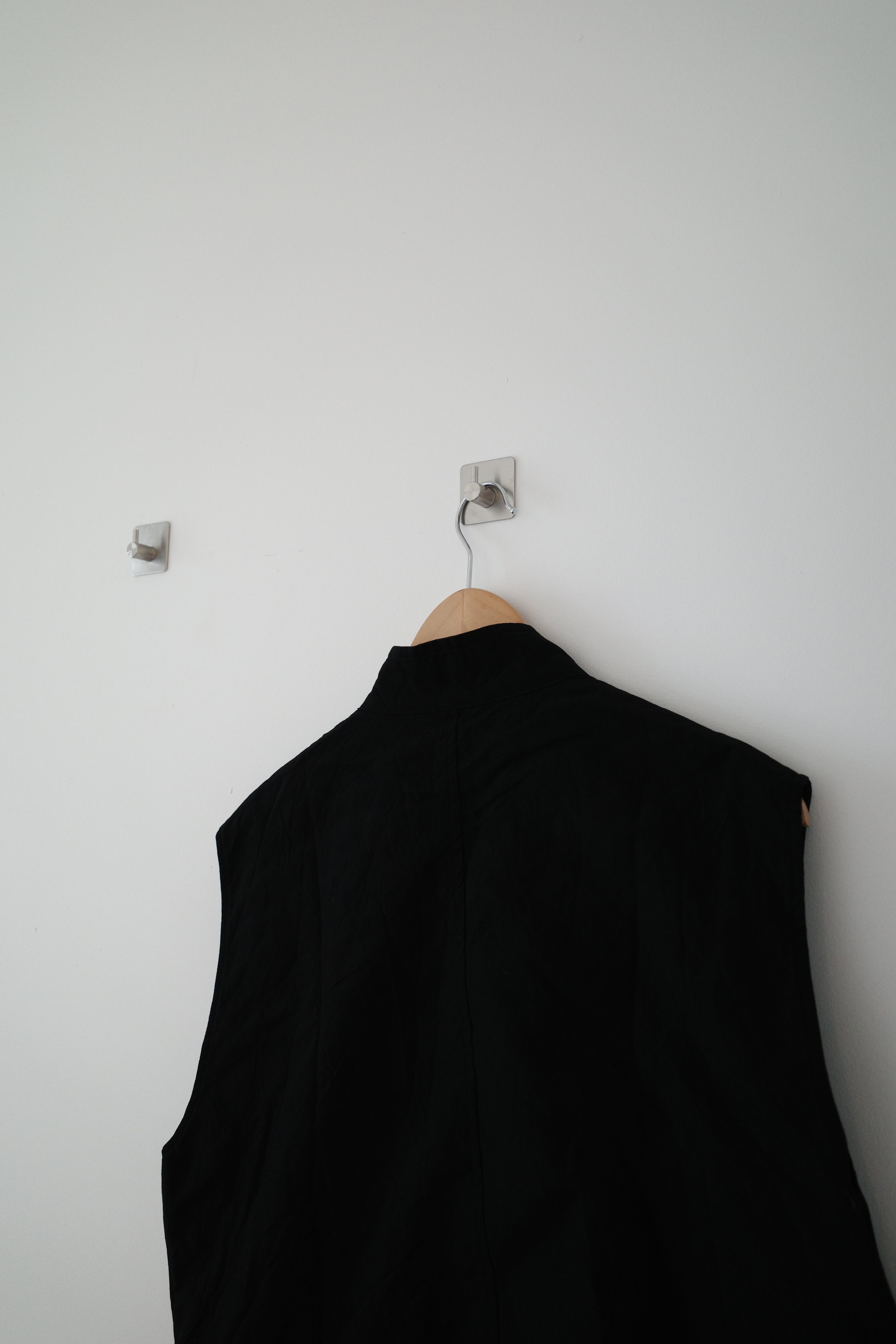 High-count Wool Poplin Vest
