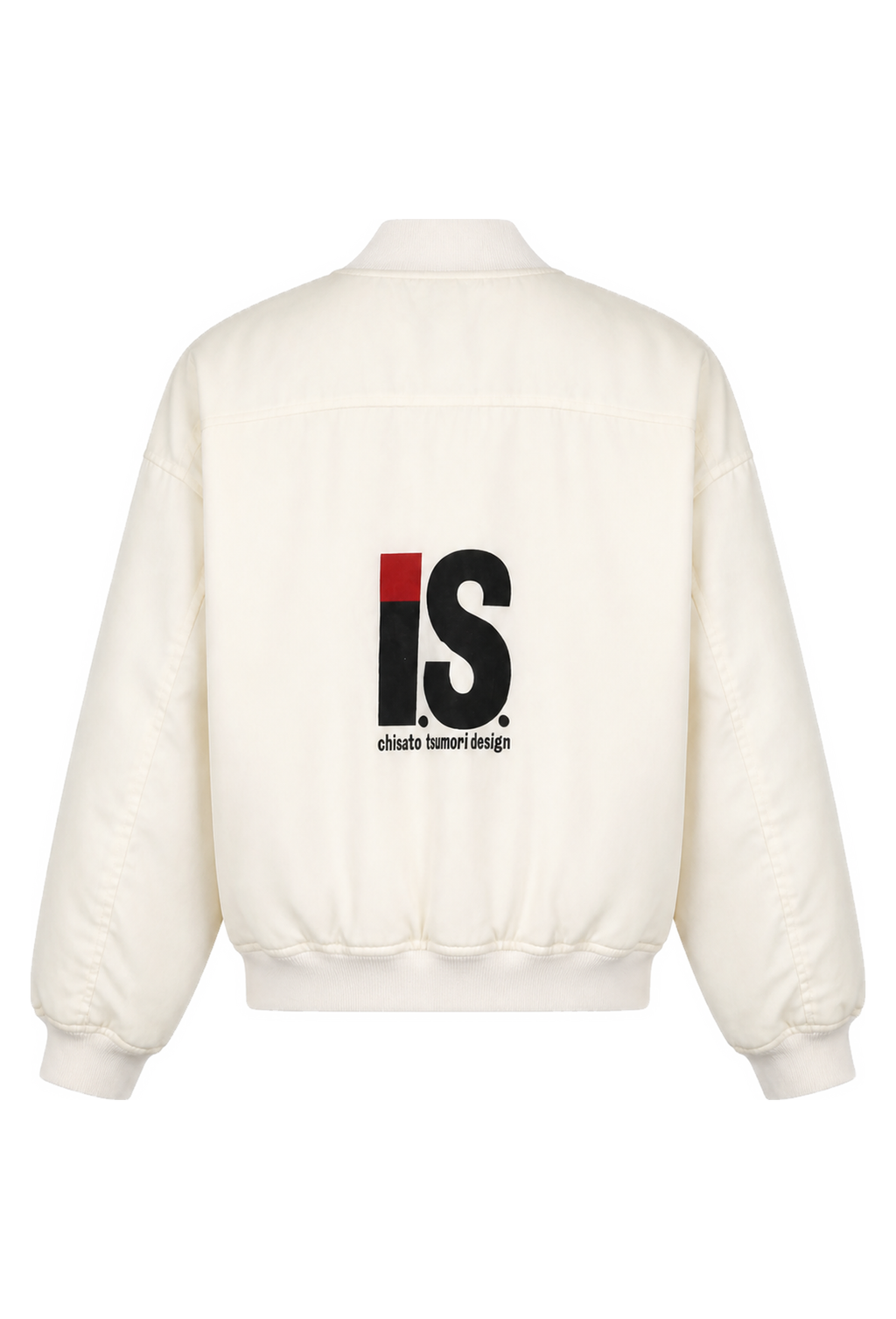 I.S. 1980s Cream Bomber Jacket