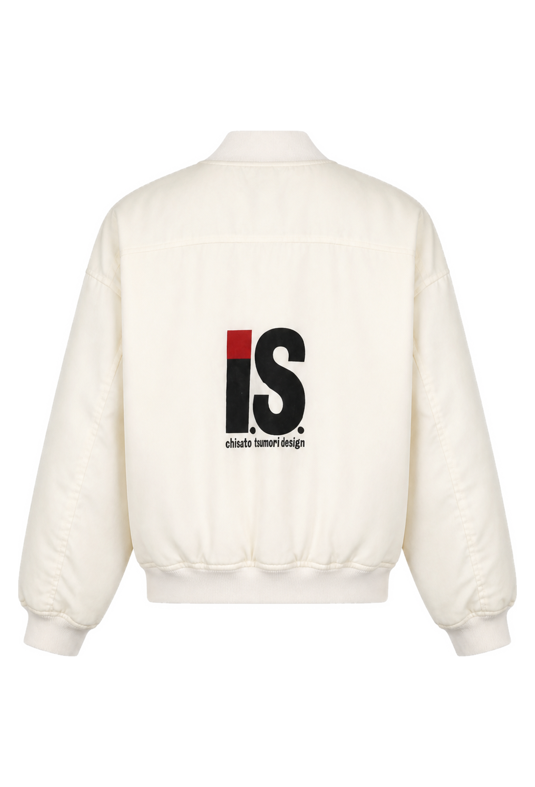 I.S. 1980s Cream Bomber Jacket
