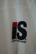 I.S. 1980s Cream Bomber Jacket