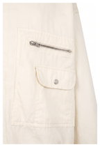 I.S. 1980s Cream Bomber Jacket