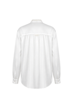 I.S. Lace-Collar Blouse Long-Sleeved