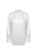 I.S. Lace-Collar Blouse Long-Sleeved