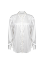 I.S. Lace-Collar Blouse Long-Sleeved