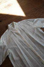 I.S. Lace-Collar Blouse Long-Sleeved