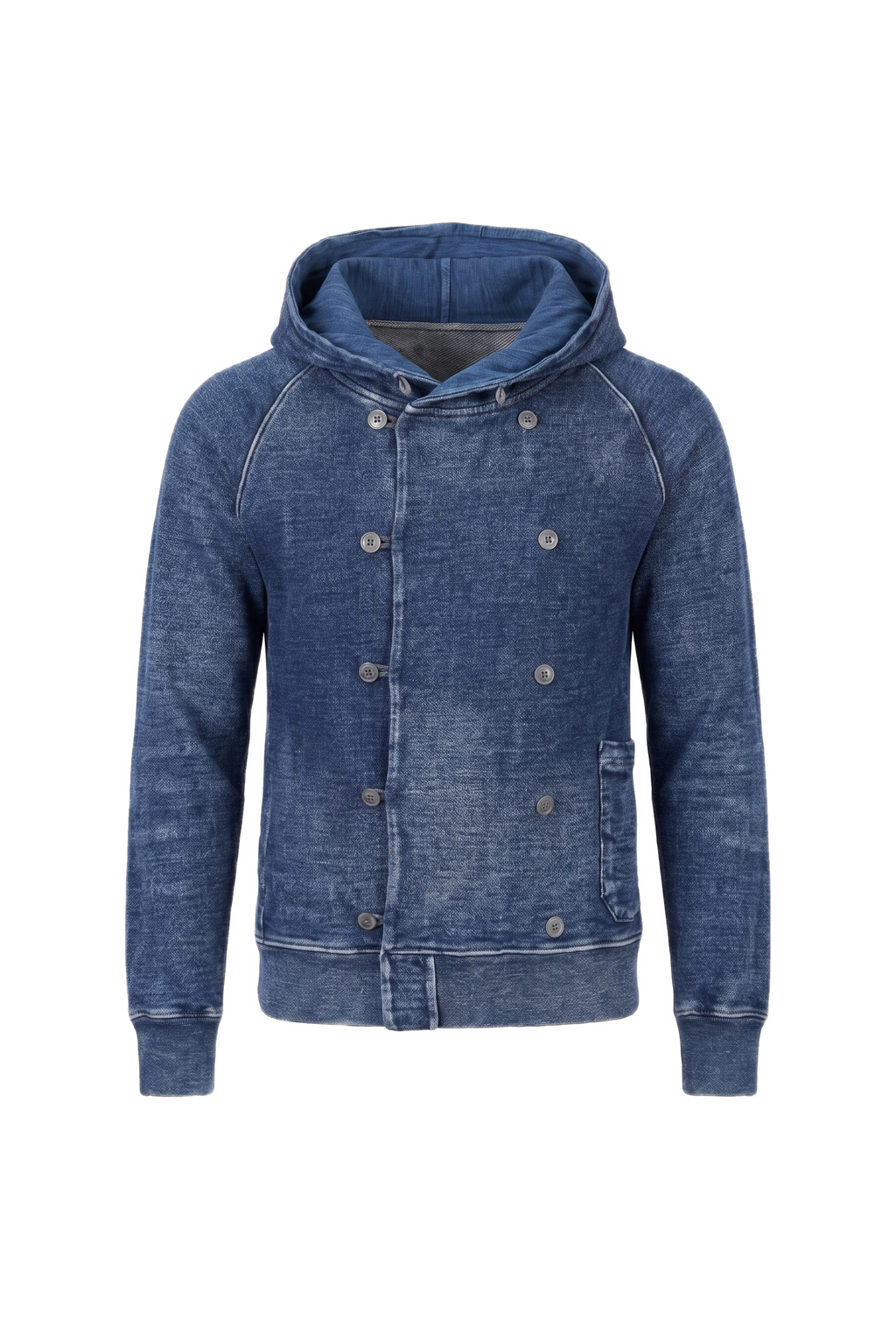 IDG Vintage-washed Hooded Sweatshirt