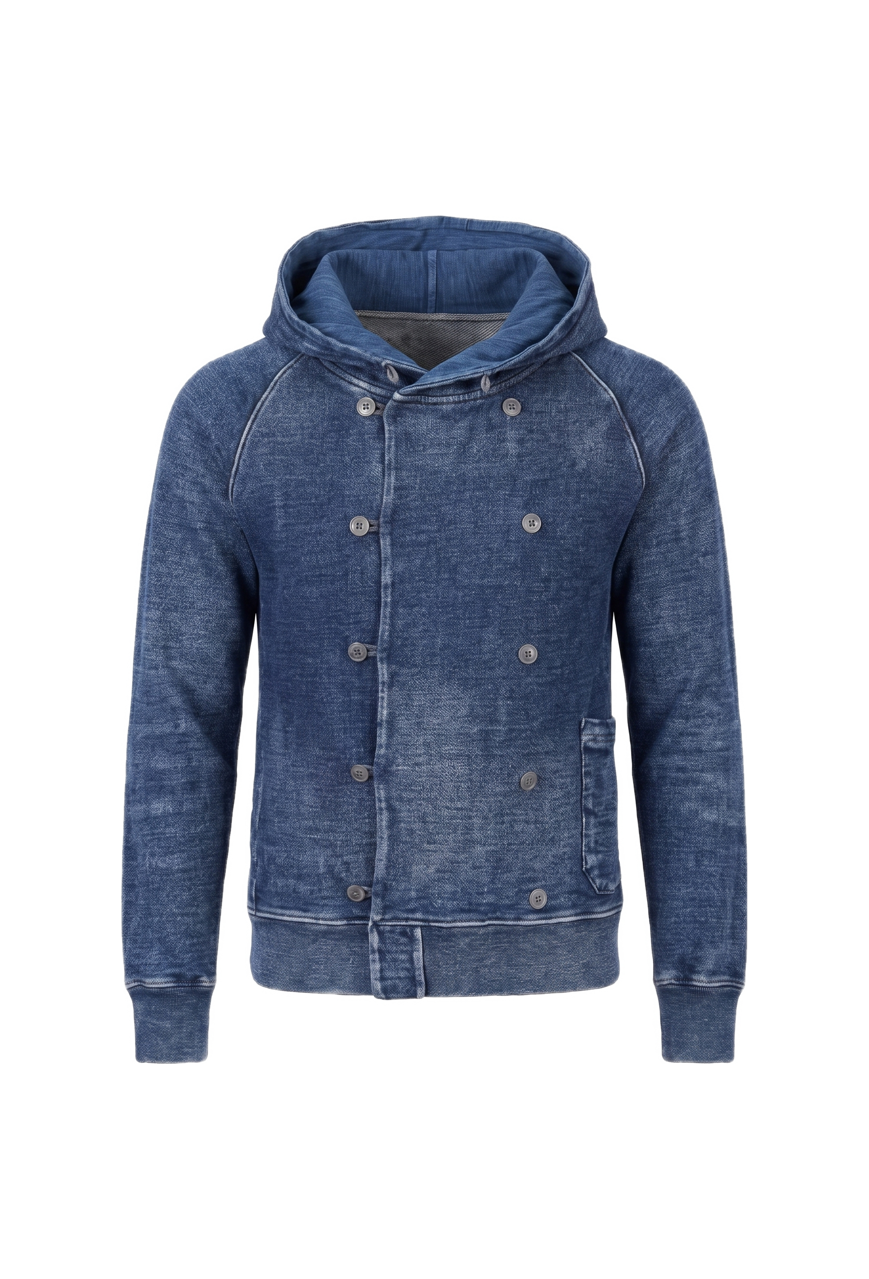 IDG Vintage-washed Hooded Sweatshirt