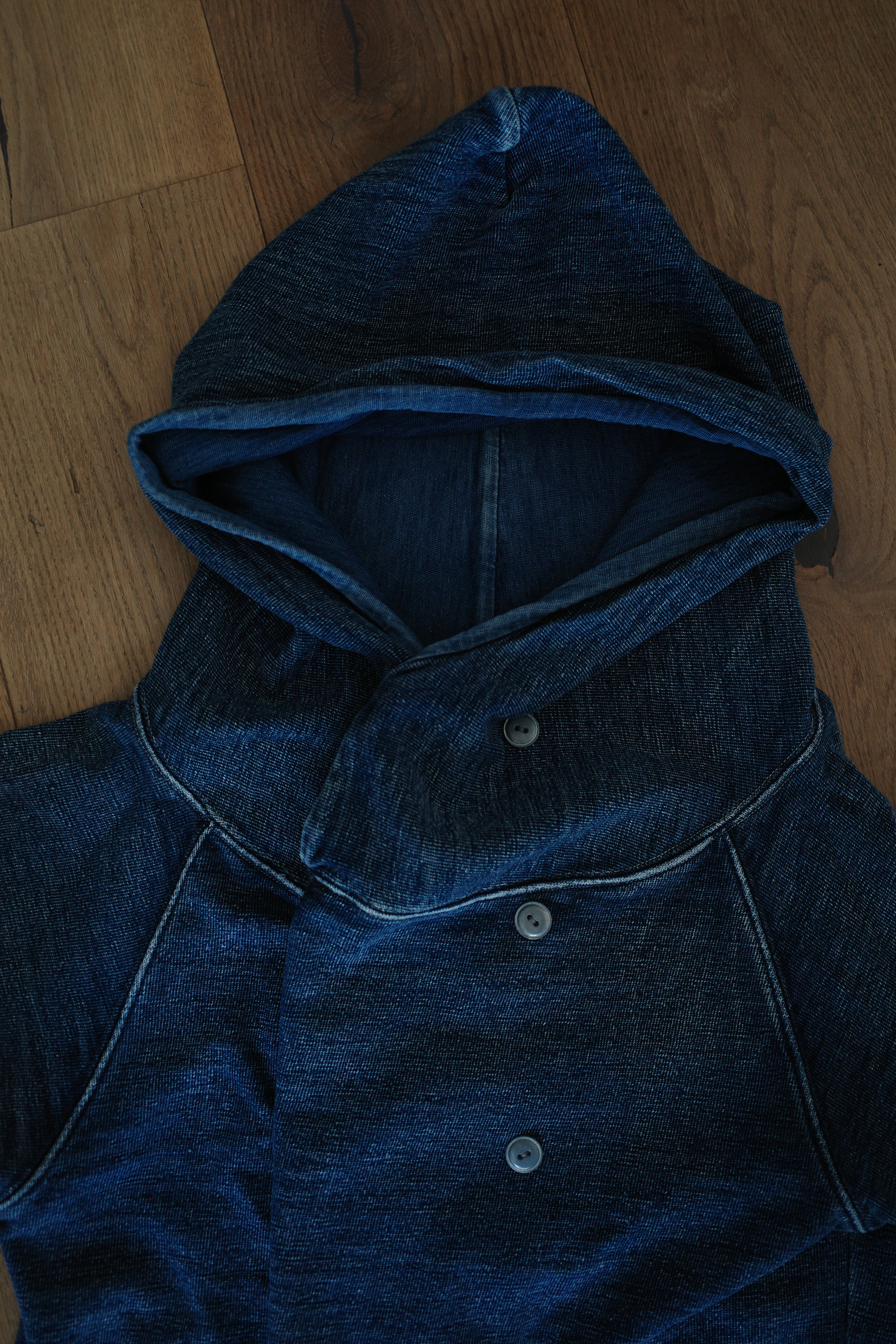 IDG Vintage-washed Hooded Sweatshirt