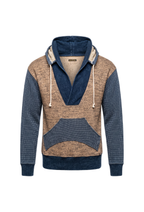 Indigo Sashiko Detachable Hoodie