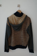 Indigo Sashiko Detachable Hoodie
