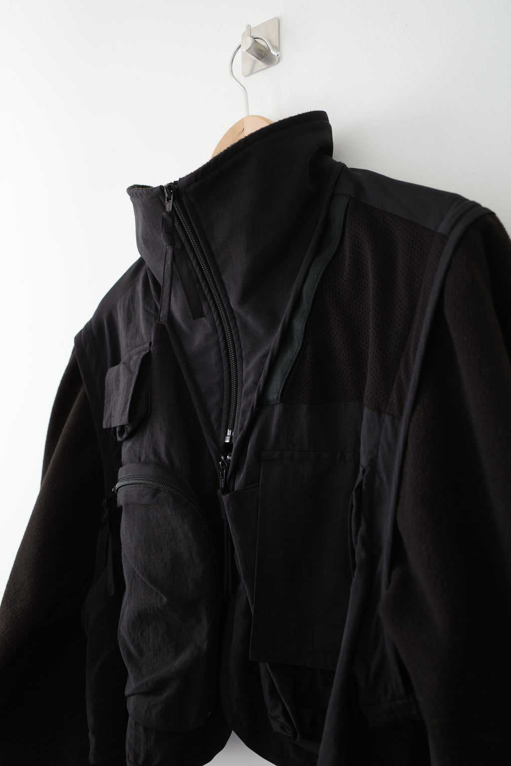 Over Sleeve Fixed Fleece Jacket