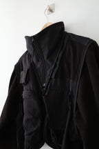 Over Sleeve Fixed Fleece Jacket