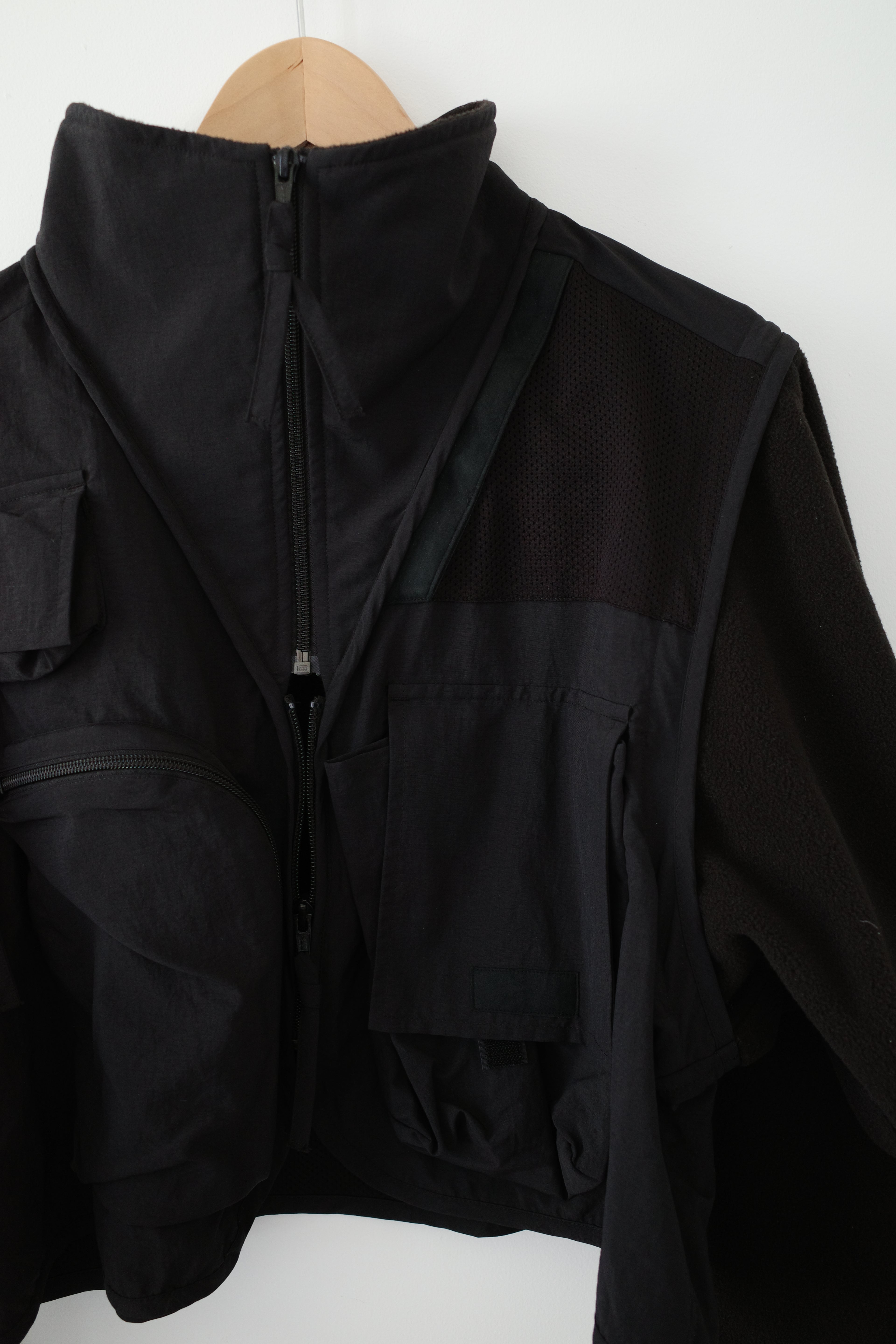 Over Sleeve Fixed Fleece Jacket