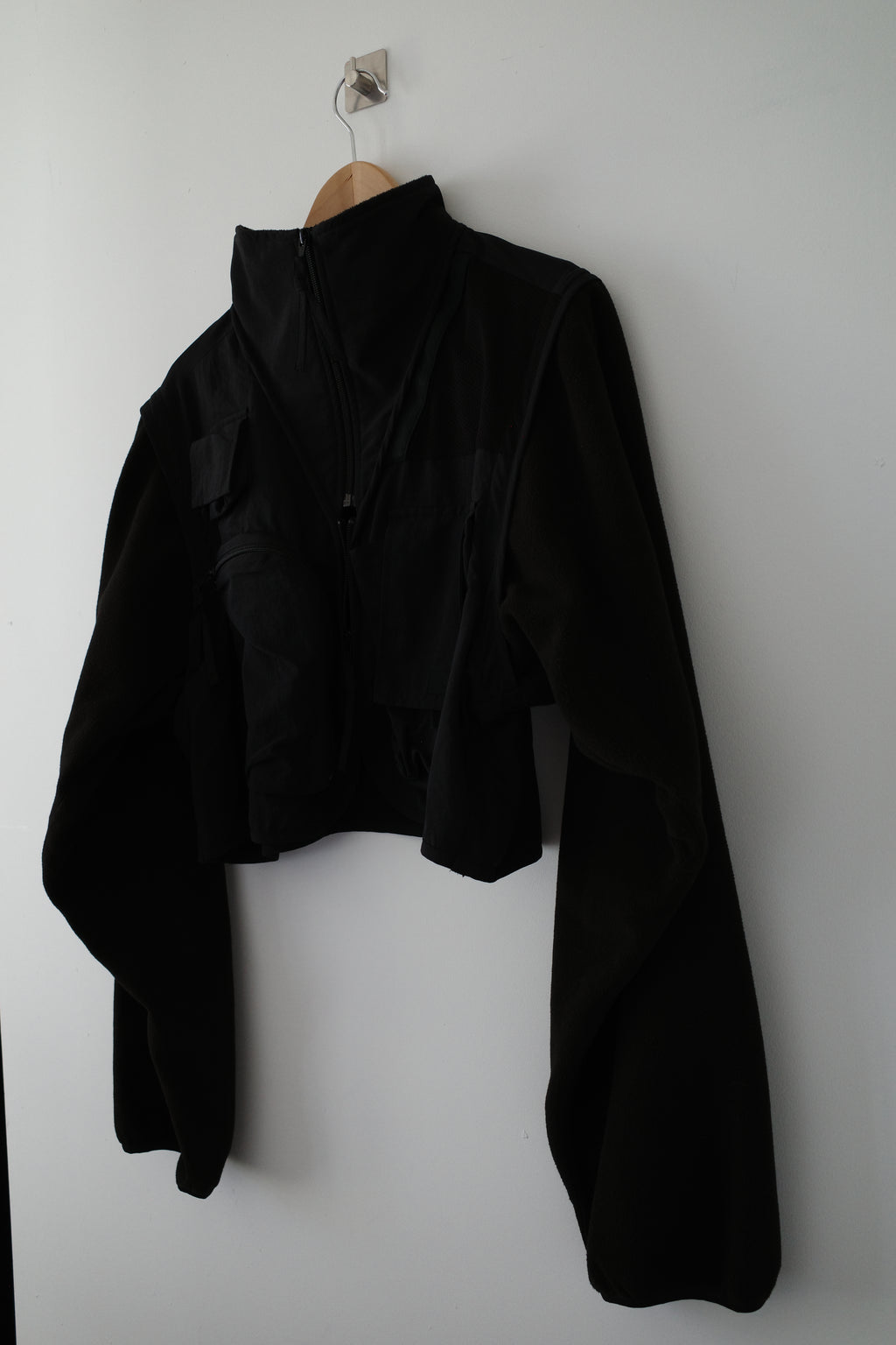 Over Sleeve Fixed Fleece Jacket