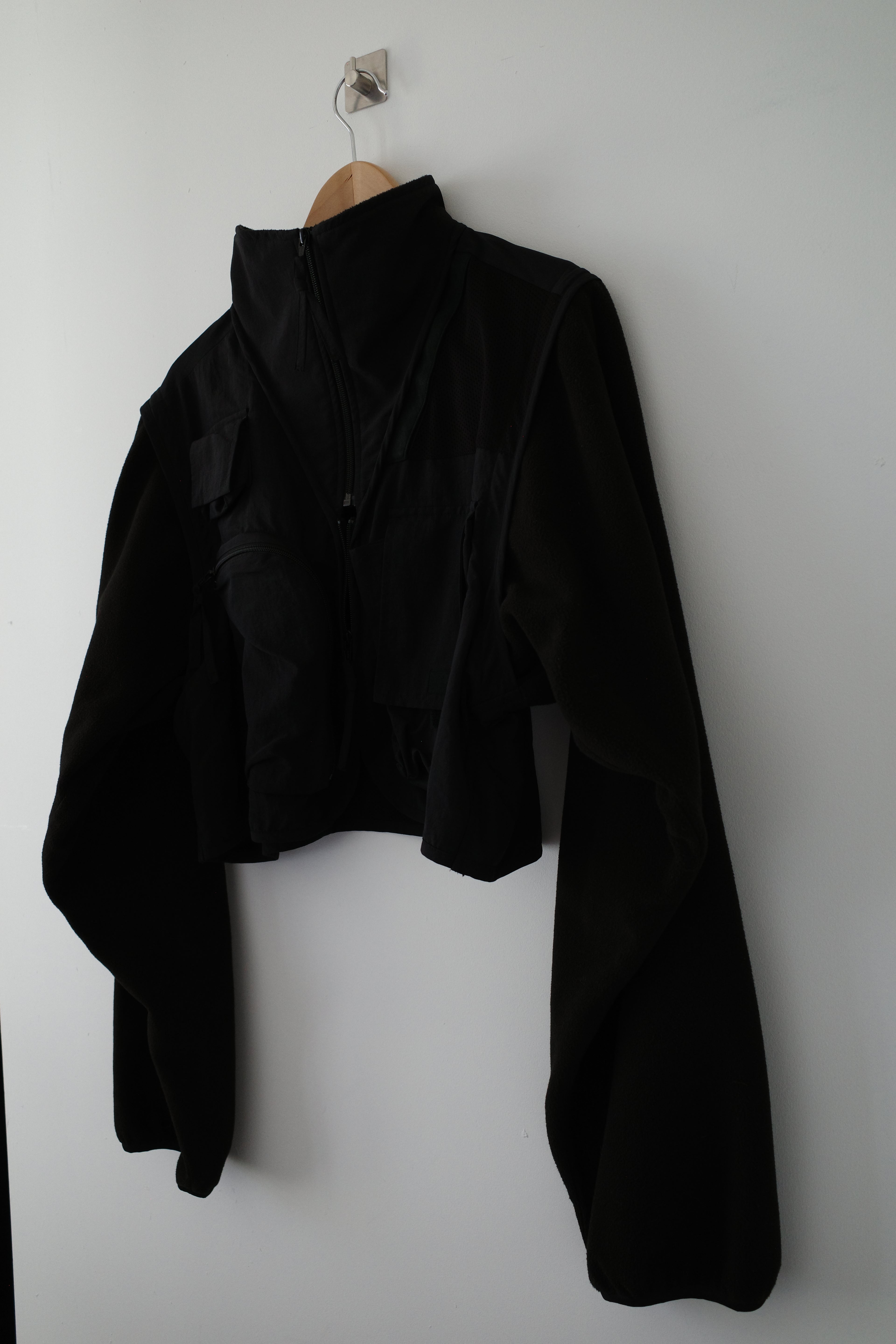 Over Sleeve Fixed Fleece Jacket