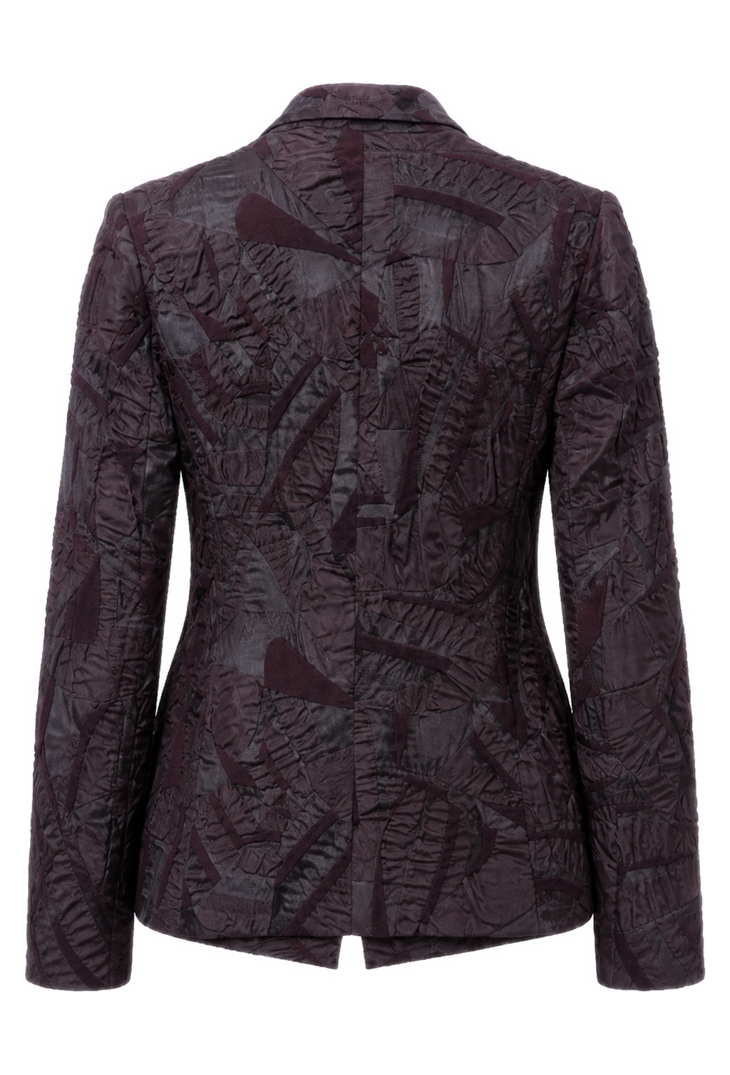 Puffed Jacquard Design Jacket