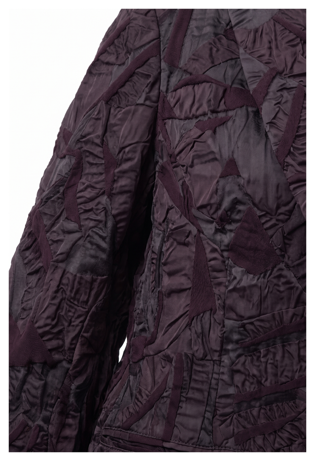 Puffed Jacquard Design Jacket
