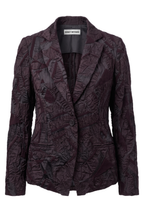 Puffed Jacquard Design Jacket