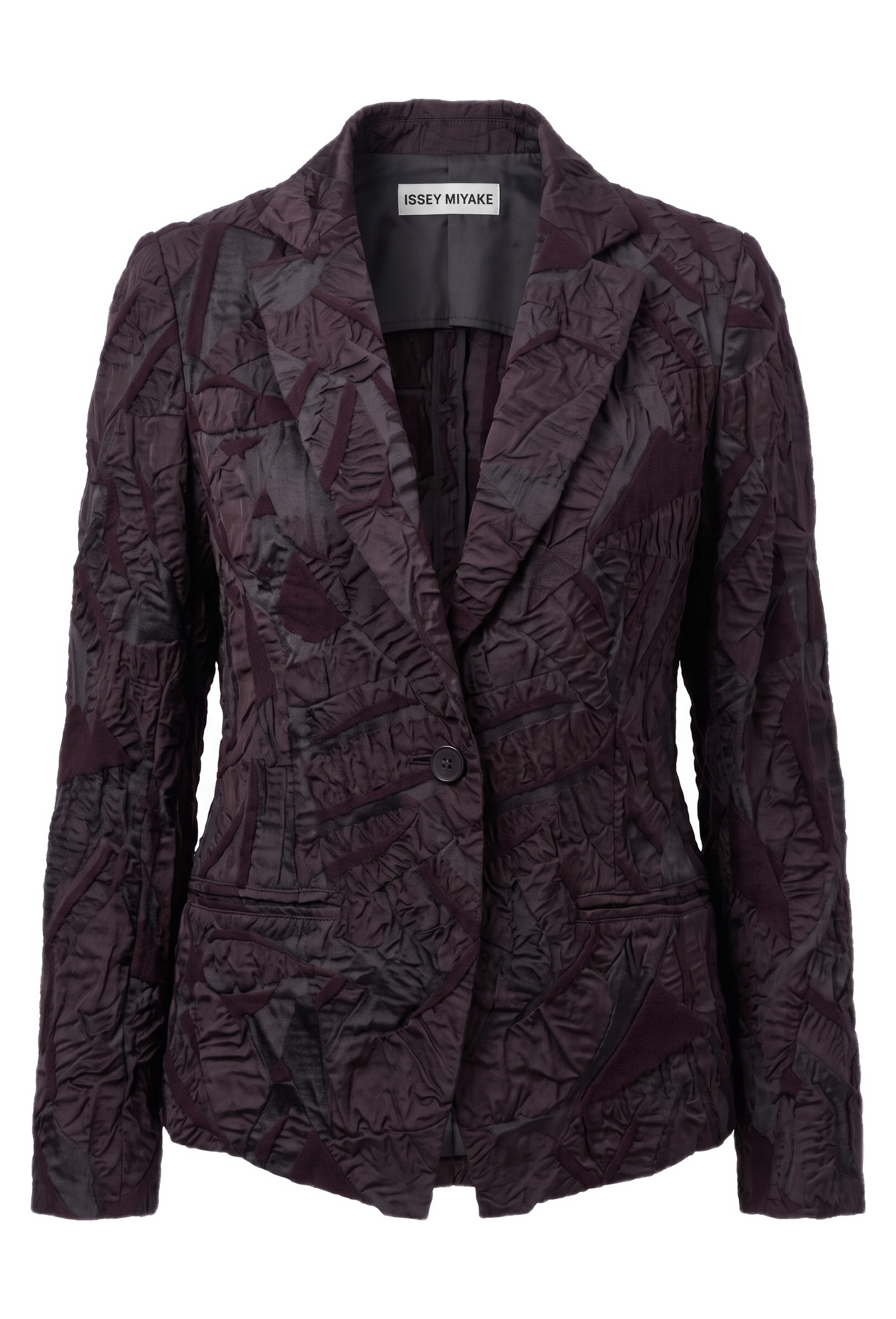 Puffed Jacquard Design Jacket
